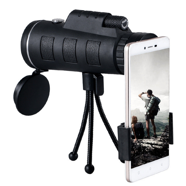 Telescopio monocular con zoom y brújula. Compatible con Apple