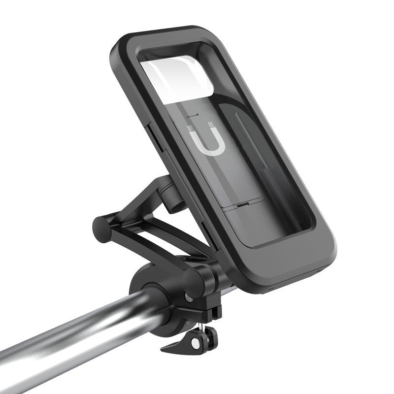 Soporte impermeable para teléfono móvil para bicicleta y motocicleta, funda impermeable, plegable, con soporte de navegación, bolsa impermeable.