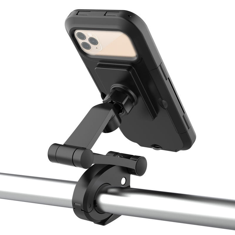 Soporte impermeable para teléfono móvil para bicicleta y motocicleta, funda impermeable, plegable, con soporte de navegación, bolsa impermeable.