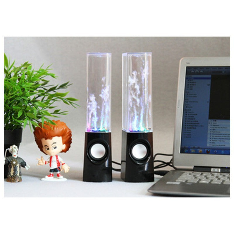 Altavoz de agua danzante inalámbrico con luz LED, altavoz de fuente para fiestas en casa