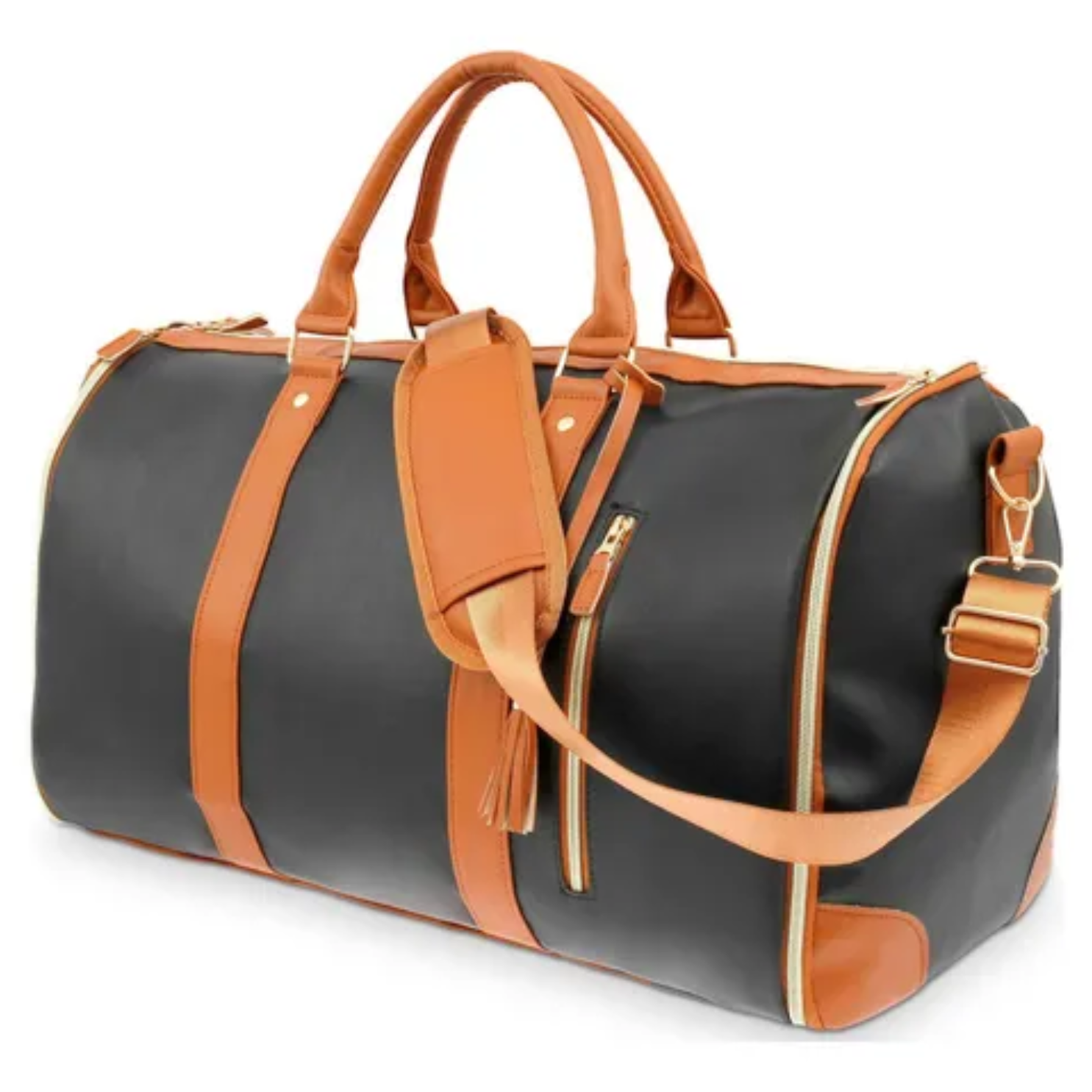 Bolso simil cuero extensible