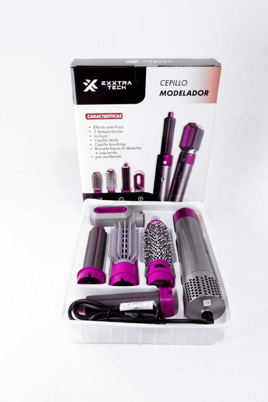 Cepillo 5 En 1 Secador/modelador