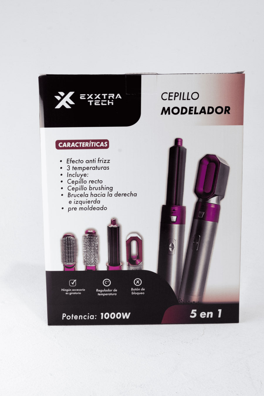Cepillo 5 En 1 Secador/modelador
