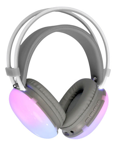 Auriculares Gamer Bluetooth Con Luz Led Rgb Inalámbricos