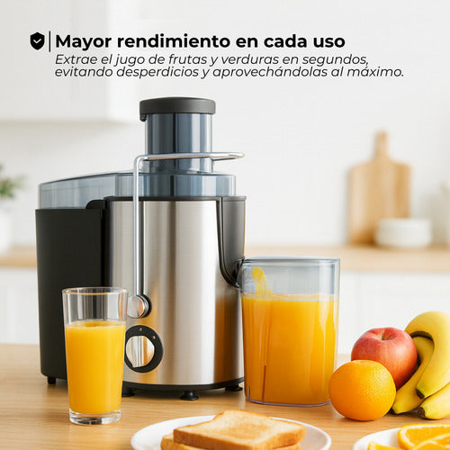 Juguera Eléctrica 1,5 Lts 2 Velocidades 400w Frutas Verduras