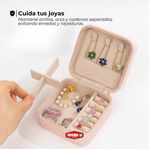 Set Alhajero Caja Organizadora Y Organizador Para Maquillaje
