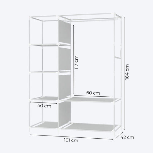 Armario Organizador De Ropa Desarmable Perchero Zapatero