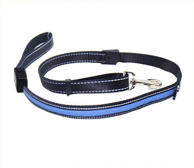 Collar fluorescente y LED para perros.