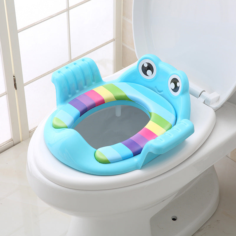 Asiento de inodoro para bebés y niños.