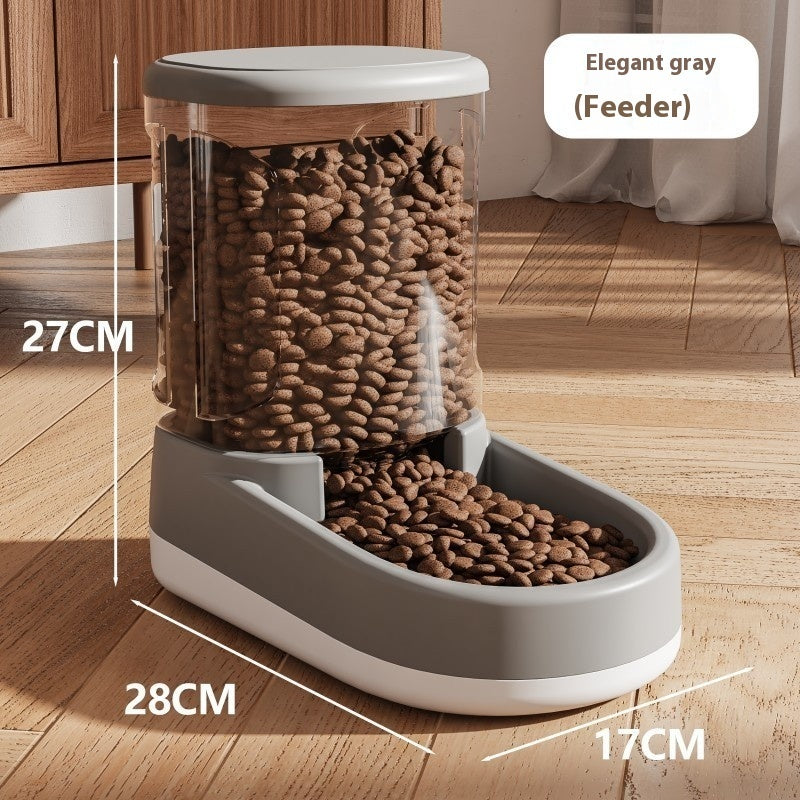 Fuente de agua más comedero automático para mascotas