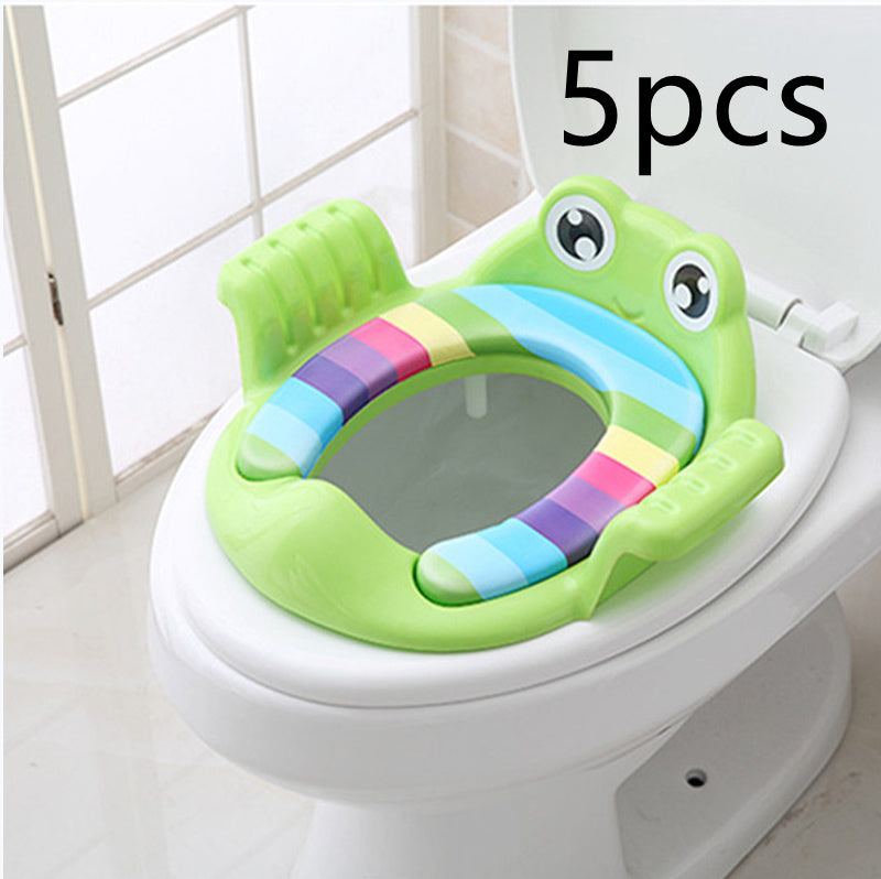 Asiento de inodoro para bebés y niños.