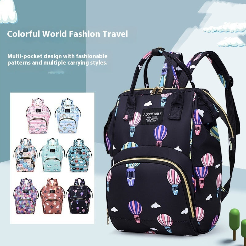 Bolsos para mamás de gran capacidad de nailon informales
