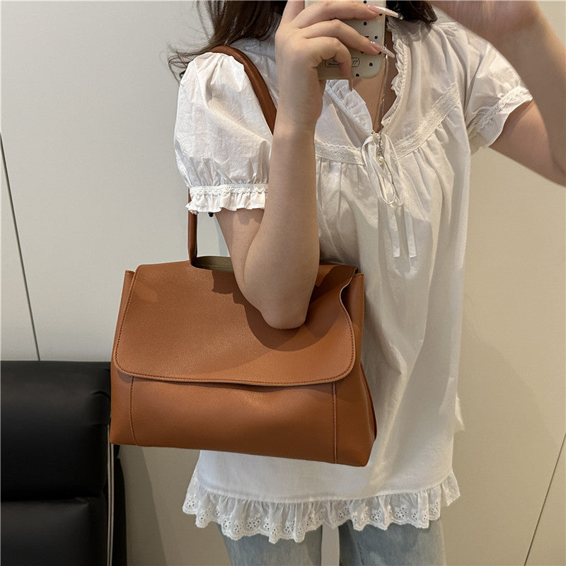 Bolso de mano de gran capacidad, portátil, para uso diario, de hombro extragrande.