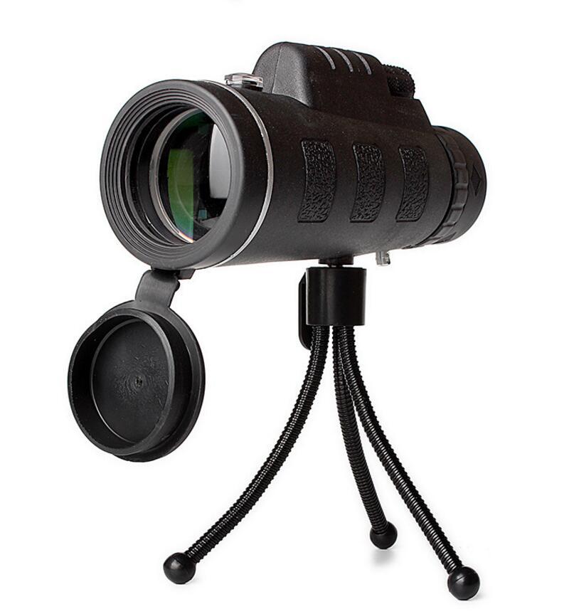 Telescopio monocular con zoom y brújula. Compatible con Apple