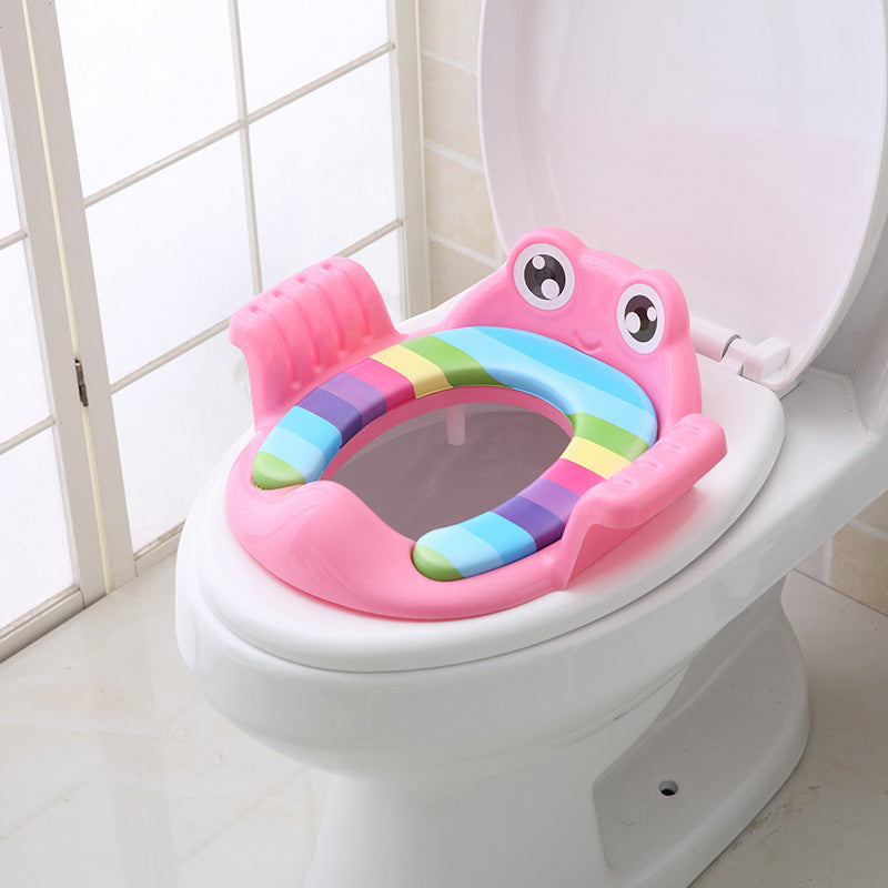 Asiento de inodoro para bebés y niños.