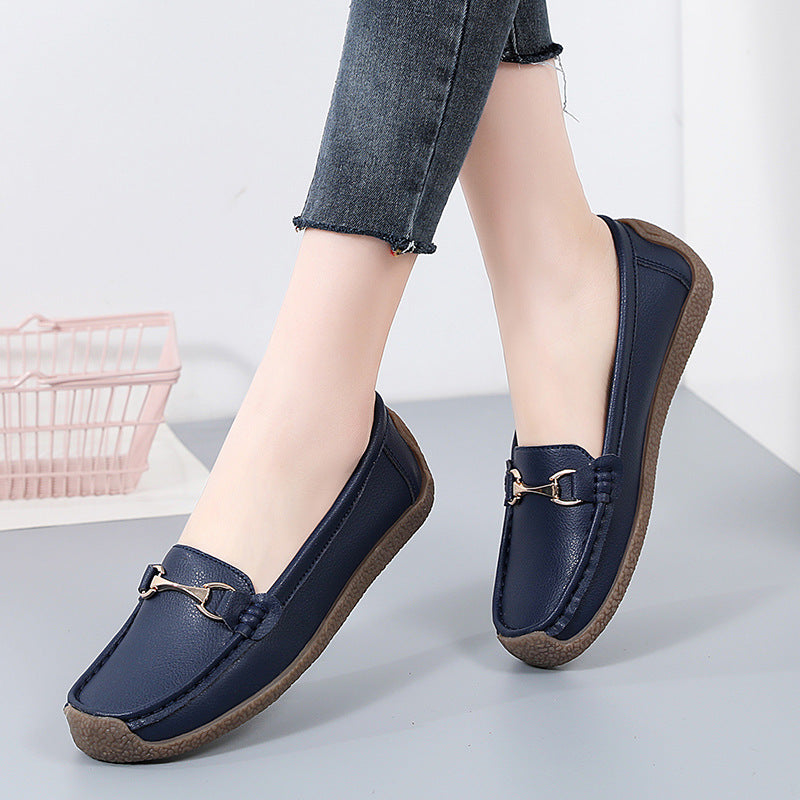 Zapatos de cuña cómodos y antideslizantes para mujer.