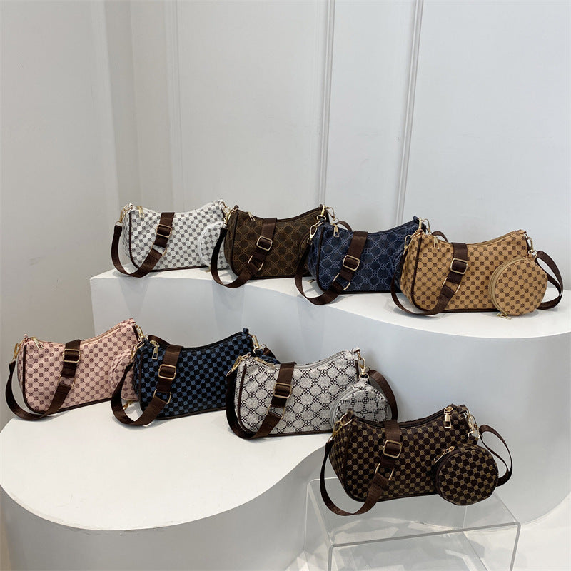 Bolso bandolera retro de moda para tiempo libre