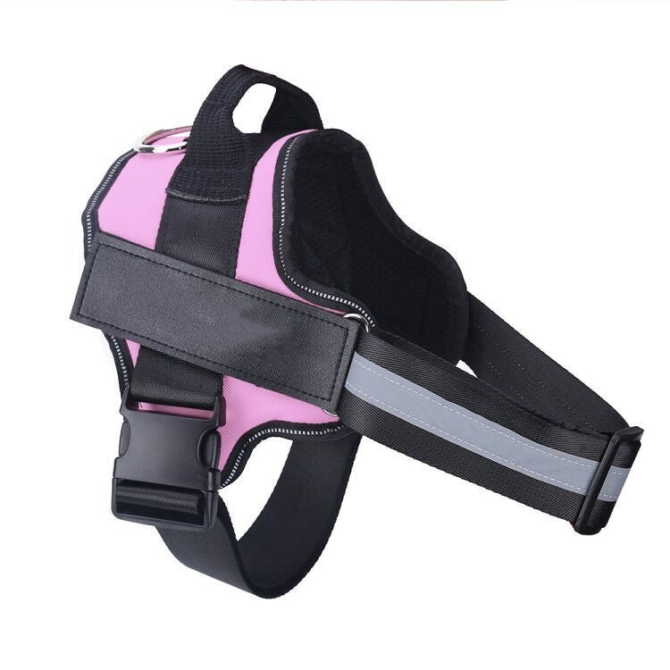 Arnés para perros, antitirones, reflectante, transpirable, ajustable, para perros pequeños y grandes, con parche personalizado, suministros para mascotas