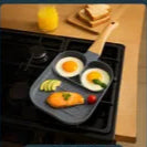 Sartén Cocina 3 En 1 Roca Volcánica