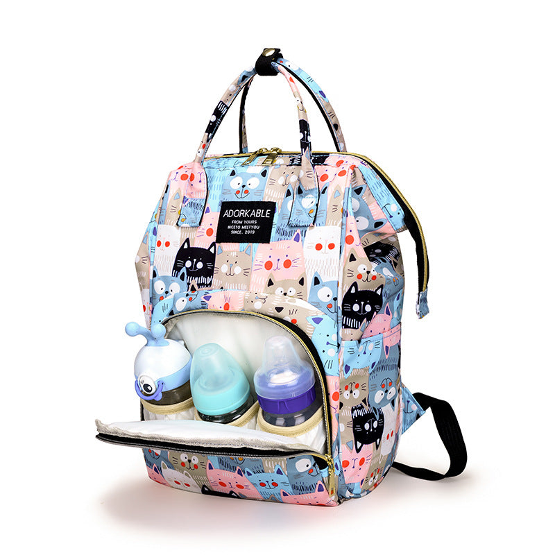 Bolsos para mamás de gran capacidad de nailon informales