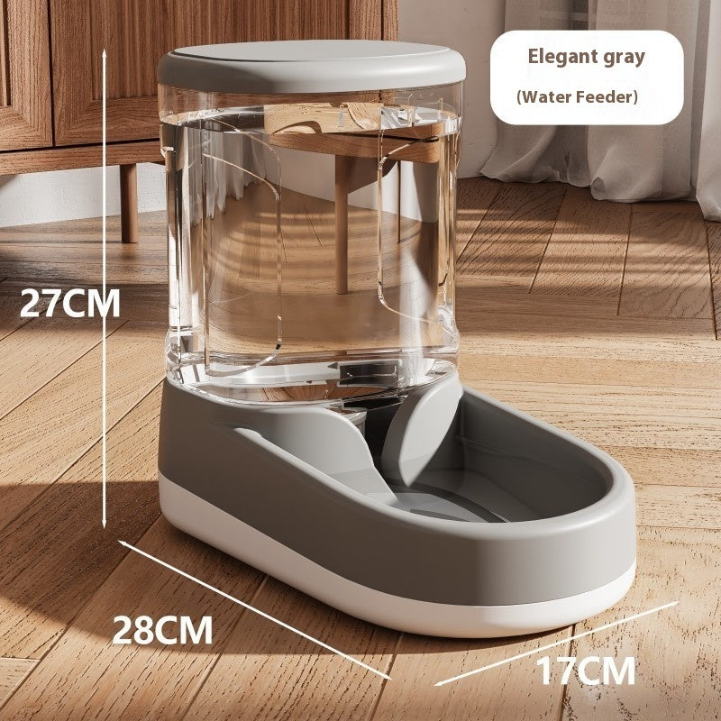 Fuente de agua más comedero automático para mascotas