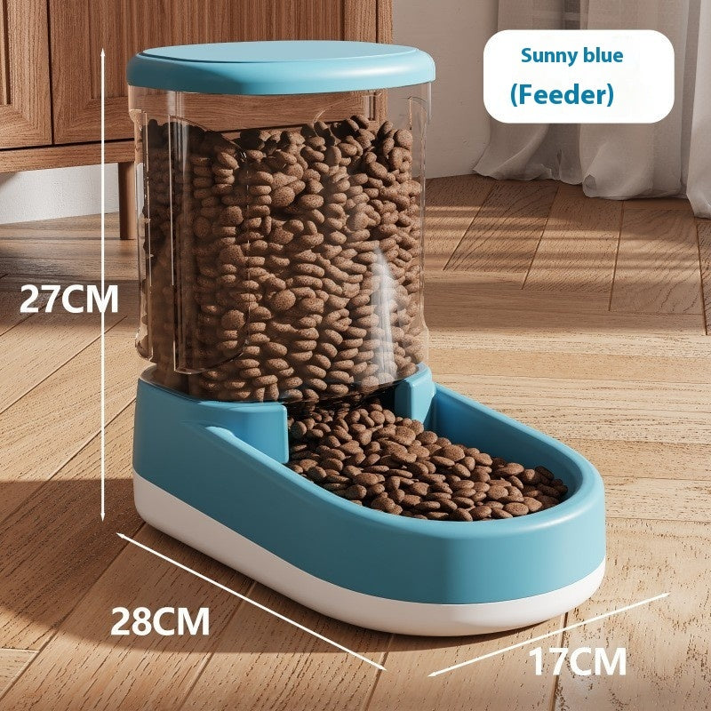 Fuente de agua más comedero automático para mascotas