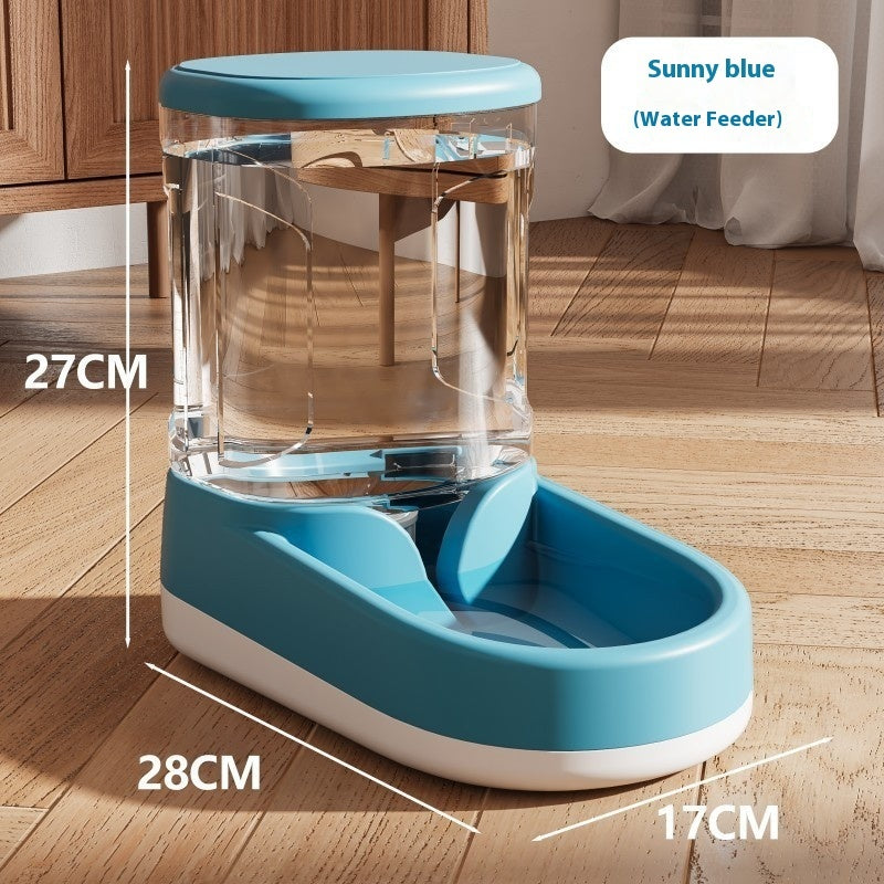 Fuente de agua más comedero automático para mascotas