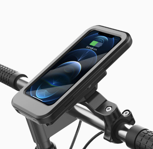Soporte impermeable para teléfono móvil para bicicleta y motocicleta, funda impermeable, plegable, con soporte de navegación, bolsa impermeable.
