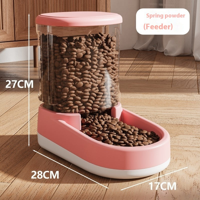 Fuente de agua más comedero automático para mascotas
