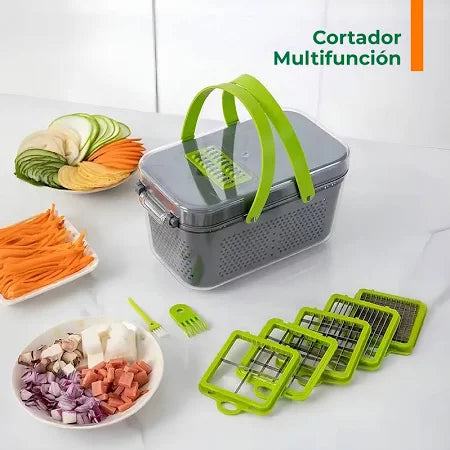 Mandolina Rallador Múltiples Cortador Rebanador Verduras&nbsp;
